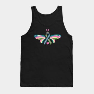 Metastatic Breast Cancer Butterfly Tank Top